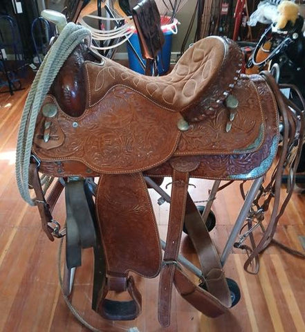 Circle Y Sweet Home Texas Equitation Show Saddle 15" USED